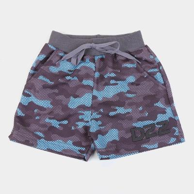 Bermuda Moletom Infantil Duzizo Camuflada Masculina