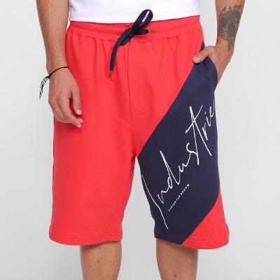 Bermuda Moletom Industrie Estampada Masculina