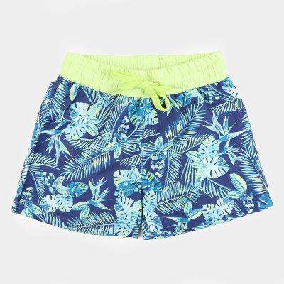 Bermuda Bebê Tip Top Tactel Estampada