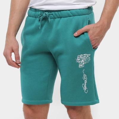 Bermuda Moletom Ed Hardy Tiger Masculina