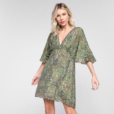Vestido All Is Love Curto Mistic Green