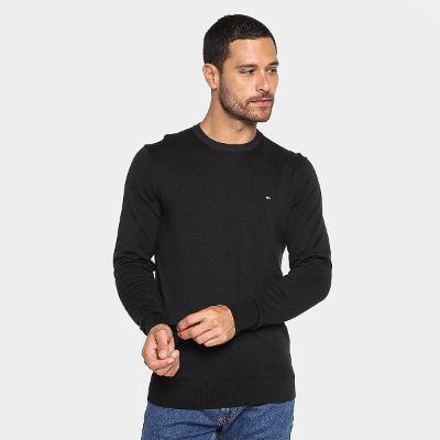 Suéter Tommy Hilfiger Liso Masculino