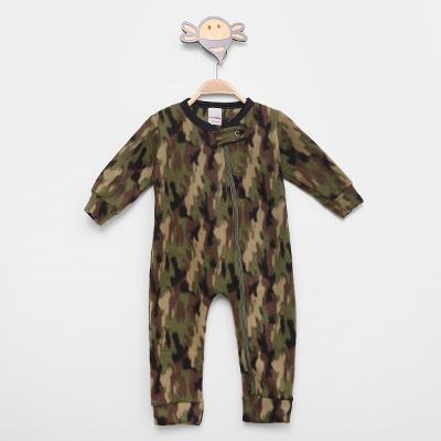 Macacão Pijama Bebê Candy Kids Soft Fleece Masculino