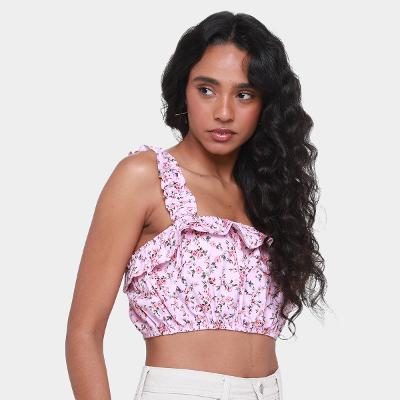 Blusa Danyblu Cropped Floral