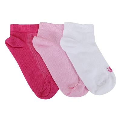 Kit Meia Infantil Lupo Básico Cano Baixo 3 Pares