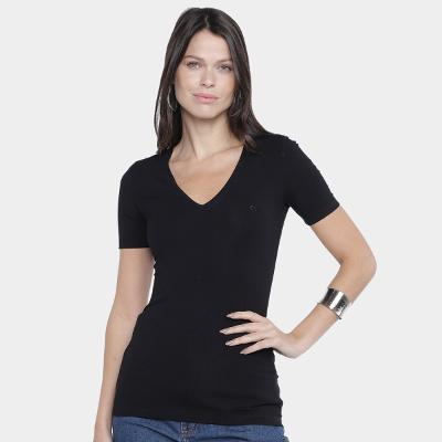 Camiseta Colcci Básica V Feminina
