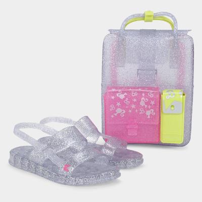 Sandália Infantil Grendene Kids Barbie Color Mochila Menina