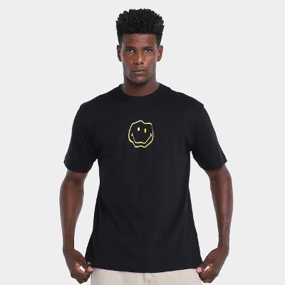 Camiseta Baw Regular Illusion Baw X Smiley Masculina