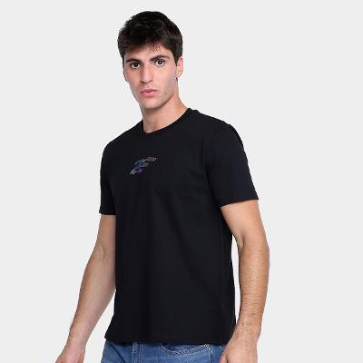 Camiseta Ellus Fine Cracked 2E Foil Classic Masculina
