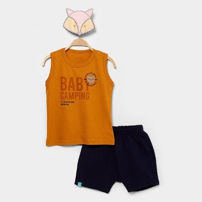 Conjunto Infantil Curto Kamylus Casual Menino