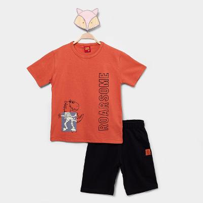 Conjunto Infantil Curto Kyly Dino Menino
