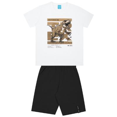 Conjunto Infantil Curto Kamylus Dino Menino