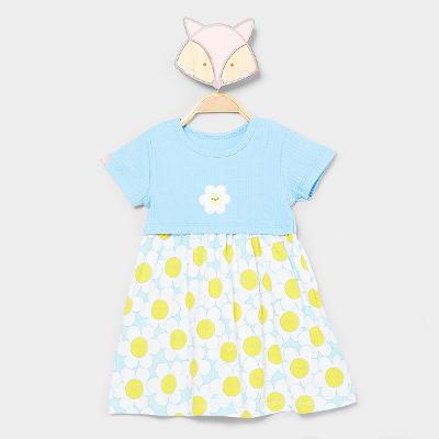 Vestido Infantil Kamylus Estampado