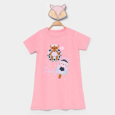 Vestido Infantil Kamylus Estampado
