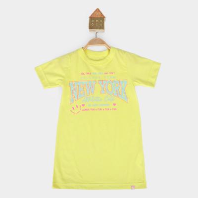 Vestido Infantil Kamylus New York Menina