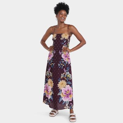 Vestido Farm Longo Jardim Delicado