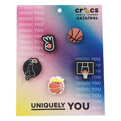 Kit Acessório Para Crocs Infantil Jibbitz Basketball Team