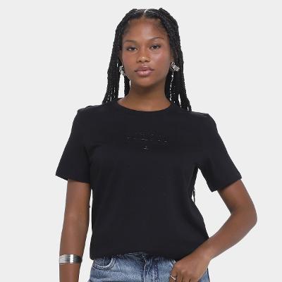 Camiseta Colcci No Risk No Story Feminina