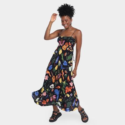 Vestido Farm Alcinhas Buena Gente