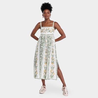 Vestido Farm Cropped de Alça Antônia