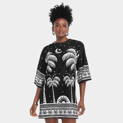 Vestido Farm T-Shirt Big Coqueiral
