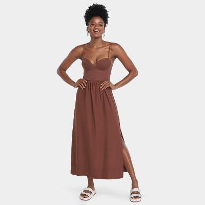 Vestido Farm Decote Redondo