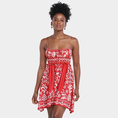 Vestido Farm Curto Relicario Tropical