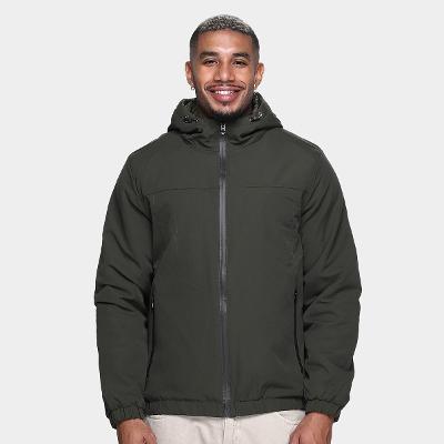 Jaqueta Com Capuz Broken Rules Sarja Masculina