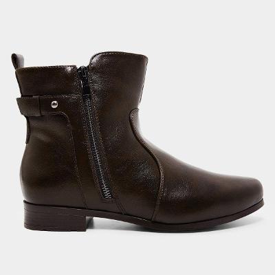 Bota Mooncity Montaria Cano Curto Feminina