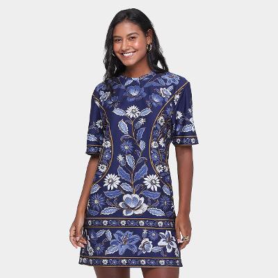 Vestido Farm T-Shirt Básico Marcelle Feminino