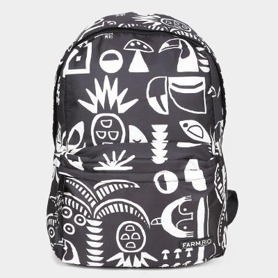 Mochila Farm Xodó Lenço Tropicano Feminina