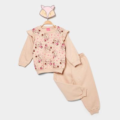 Conjunto Infantil Moletom Kamylus Menina