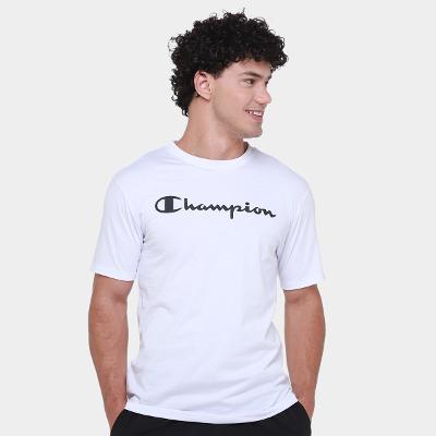 Camiseta Champion Carry Over Clas Script Masculina