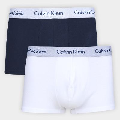 Kit Cueca Boxer Calvin Klein Low Rise Trunk Classic -  3 Peças