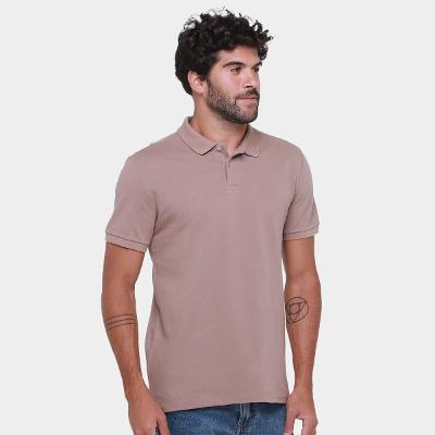 Camisa Polo Calvin Klein Básica Sem Friso Masculina