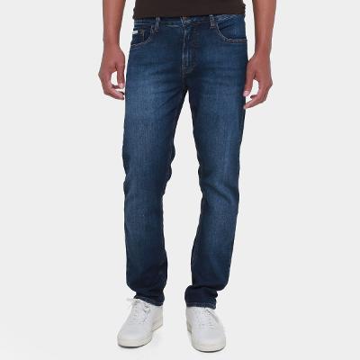 Calça Jeans Slim Calvin Klein 5 Pockes Masculina