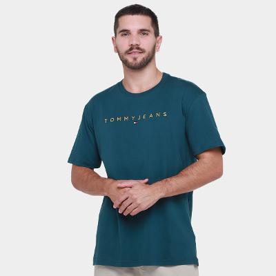 Camiseta Tommy Hilfiger Gold LNR Logo Masculina