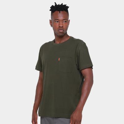 Camiseta Osklen Washed Pocket Spot Masculina